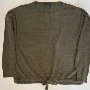 Barefoot Dreams Cozychic Ultralight Knit Top in Olive Green Size M